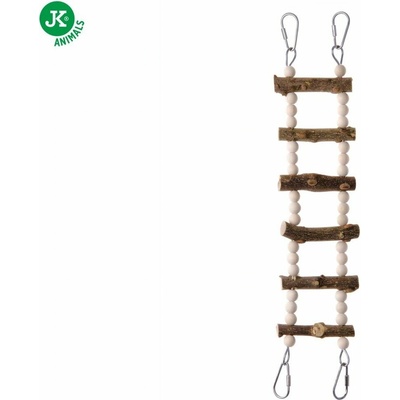 JK ANIMALS natural žebřík, dřevěná hračka 33 cm