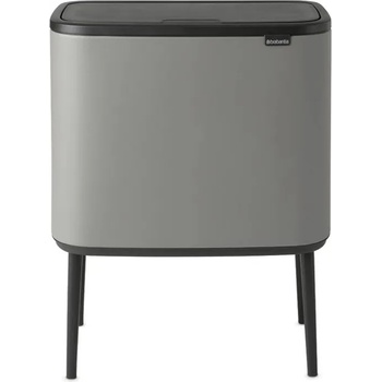 Brabantia 3 х 11 л. цвят минерално бетонно сиво кош за смет Brabantia от серия BO TOUCH (1001099)