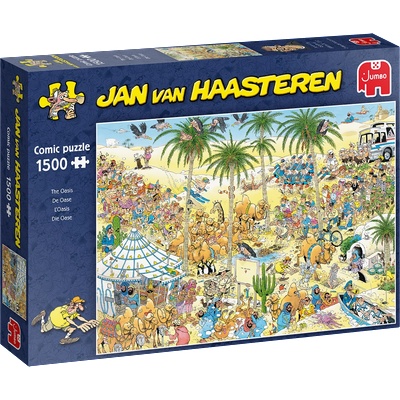 Jumbo Jan van Haasteren The Oasis 1500pcs Пъзел 1500 броя Комикс (19059)