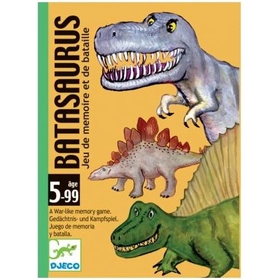 DJECO - Детски карти за игра - Динозаври - Batasaurus (DJ05136)