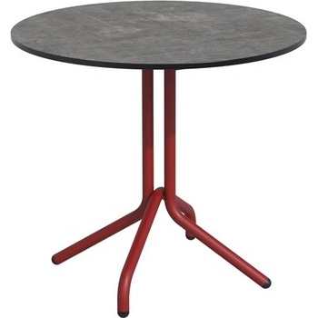 Karasek Bistro stolek kulatý Arizona se sklopnou deskou, kulatý 80x72 cm, rám lakovaná ocel , deska tecco STAR