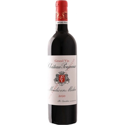 Château Poujeaux Cuvée suché červené 2020 13,5% 0,75 l (čistá fľaša)