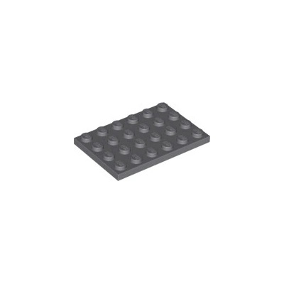 Lego 3032 Dark Bluish Gray Plate 4 x 6