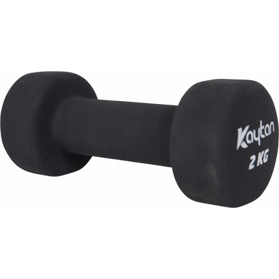 Kaytan Pevné potiahnuté/gumované činky 1 x 2 kg