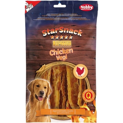 Nobby StarSnack BBQ pamlsky Kuřecí plátky 113 g