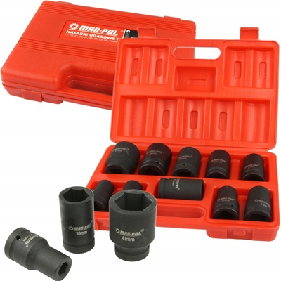 MAR-POL Sada 10 ks kovaných nástrčných kľúčov 1“ 17-41mm M58261