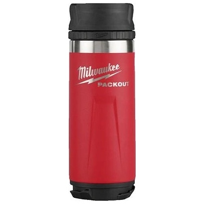 Milwaukee termohrnek PACKOUT 532 ml s víčkem červený