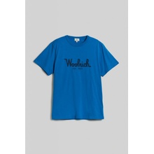 Woolrich EMBROIDERED LOGO T-SHIRT MELTON BLUE