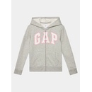 Gap 692277-02 Dětská mikina logo zip Šedá