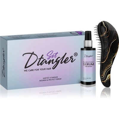 Dtangler We Care For Your Hair Set подаръчен комплект За коса DeLuxe 2 бр