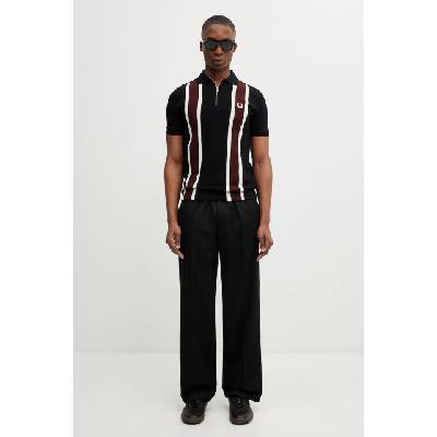 Fred Perry Памучна тениска с яка Fred Perry (M2420)