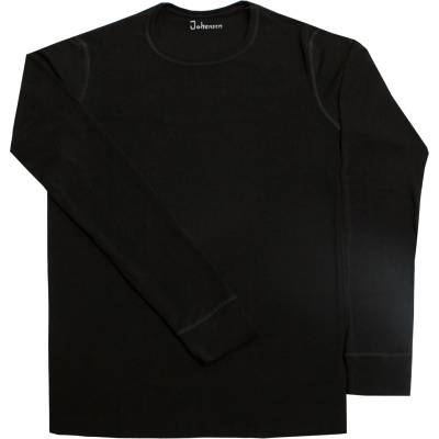 Joha Мъжко мериносово термобельо Joha Blouse Long Sleeves Merino base layer - Black - размер XS (015-1240-0111)