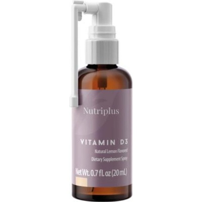 Nutriplus Vitamin D3 sprej s přírodní citronovou příchutí 20 ml