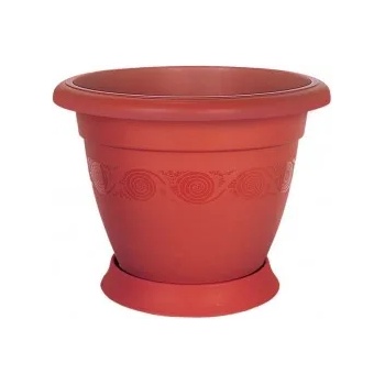 Image 1 of IRAK PLASTİK Саксия Лукс - 50 х 42 см - Кафява 38л (0131423)