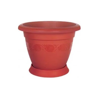 IRAK PLASTİK Саксия Лукс - 50 х 42 см - Кафява 38л (0131423)