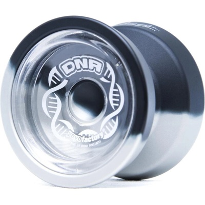 YoYoFactory DNA Kovové Yoyo Černá Stříbrná