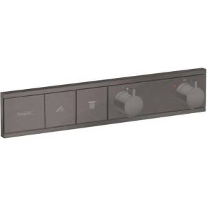 Hansgrohe RainSelect - Смесител за вграждане за 2 консуматора, четкан черен хром 15380340 (15380340)