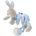 Baby Mix Играчка за легло Спирала Baby Mix заек син (40867)