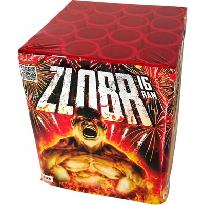 Kompaktní ohňostroj ZLOBR 16 ran 30 mm