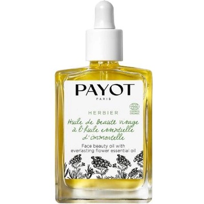 PAYOT Herbier Organic Face Beauty Oil With Everlasting Flower Essential Oil Масло за лице с етерично масло от хелихризум 30 ml