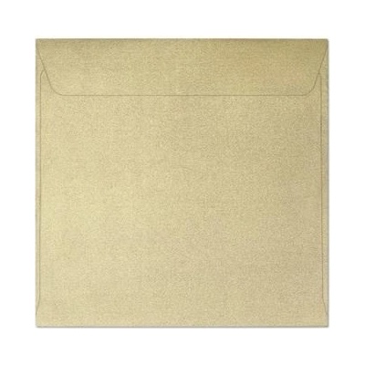 Obálky 145x145 mm Pearl zlaté 120g, 10ks, Galeria Papieru