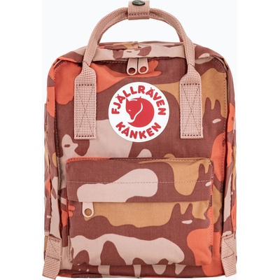 Fjällräven Градска раница Fjällräven Kanken Graphics Mini 7 l chalkrose/hidden animals