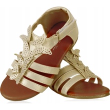 HKR detské sandále zlaté