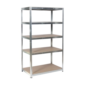 Carmen Метален стелаж Carmen CR-1018 - 180х100х60 см, до 200 кг на рафт - цинк - mebeli-nikol
