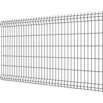 Електро заварено поцинковано оградно пано - Антрацит/ral7016, 100см 2, 5м, 4, 3мм (100250437016)