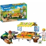 PLAYMOBIL | Country | Market Stall | Mobile sales stand with quad, fresh products & many accessories | For children aged 4 and up | 72164 - mallbg