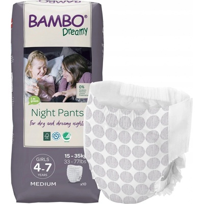 Bambo Dreamy Night Pants 8-15let Girl 35-50 kg 10 ks