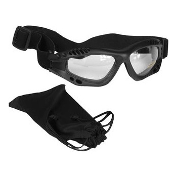 Okuliare Mil-Tec Commando Air čierné čiré