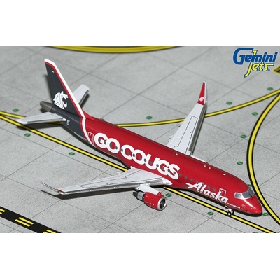 Gemini ERJ-175LR ERJ-170-200 LR Alaska Airlines Washington State Cougars Colors 1:400