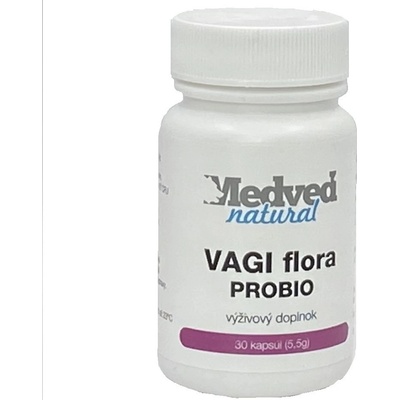 Medveď natural VAGI flora PROBIO 30 kapslí