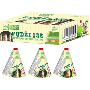 Tarra pyrotechnik Kónické FONTÁNY FUDŽI 135 3 ks GREEN LINE