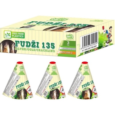 Tarra pyrotechnik Kónické FONTÁNY FUDŽI 135 3 ks GREEN LINE