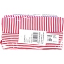 Červa Zástěra s laclem vzor: pruh červená