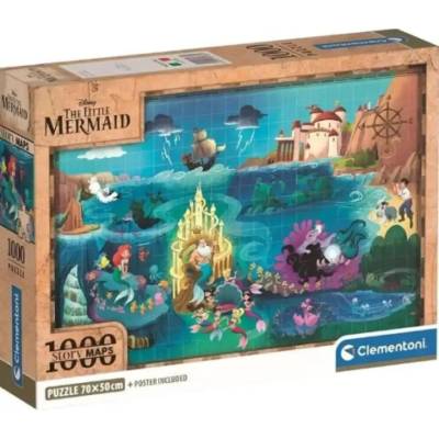 Clementoni Compact Disney MapsLittleMerm.39783 1000 dielov