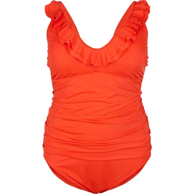 Zizzi Бански костюм 'SKITRIN' оранжево, размер 58