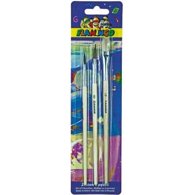 Okrúhle štetce Flamingo