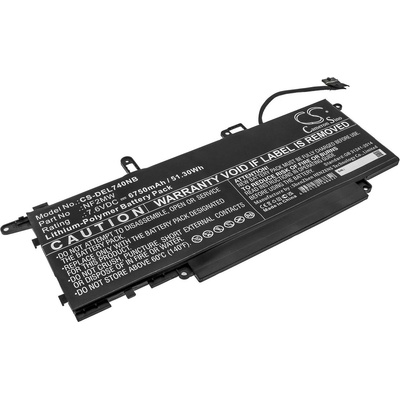 Cameron Sino Батерия за DELL Latitude 7310 2-in-1, Latitude 7400 2-in-1 и други, 6750 mAh, Li-Pol (CS-DEL740NB)