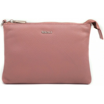 Segali kožená malá kabelka crossbody SG-A6B cameo rose