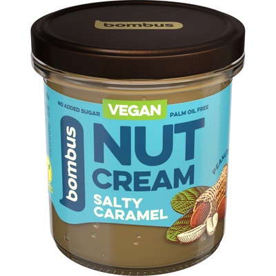 BOMBUS Nuts energy arašidový krém slaný karamel 300 g