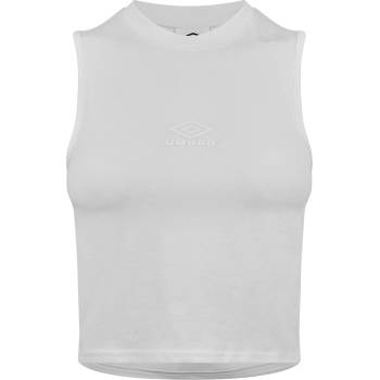 Umbro Women's Dmn Racer Racerback Vest - White / White