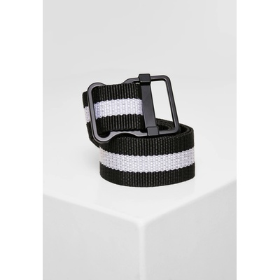 Urban Classics Колан в черно и бяло Urban Classics Easy BeltUB-TB3576-00826 - Черен, размер S/M