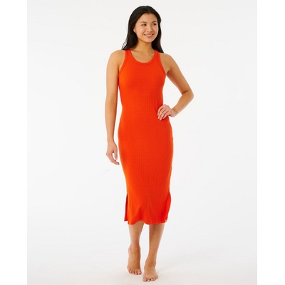 Rip Curl šaty prémiové rebrové pretekárske Hot Orange