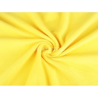 Polar fleece žlutá sv. cena za m2