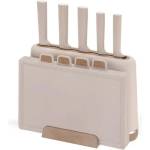 Maestro MR-1412-BEIGE Комплект ножове с блок + комплект дъски за рязан (MR-1412-BEIGE)