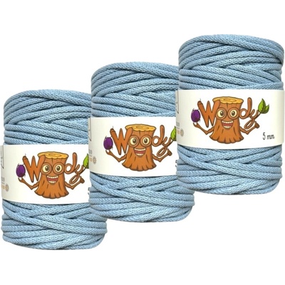 Woody Crafts 3x Woody 5 mm – Světlý Jeans (100m)