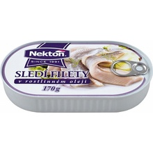 Nekton Sledí filety v rostlinném oleji 170 g